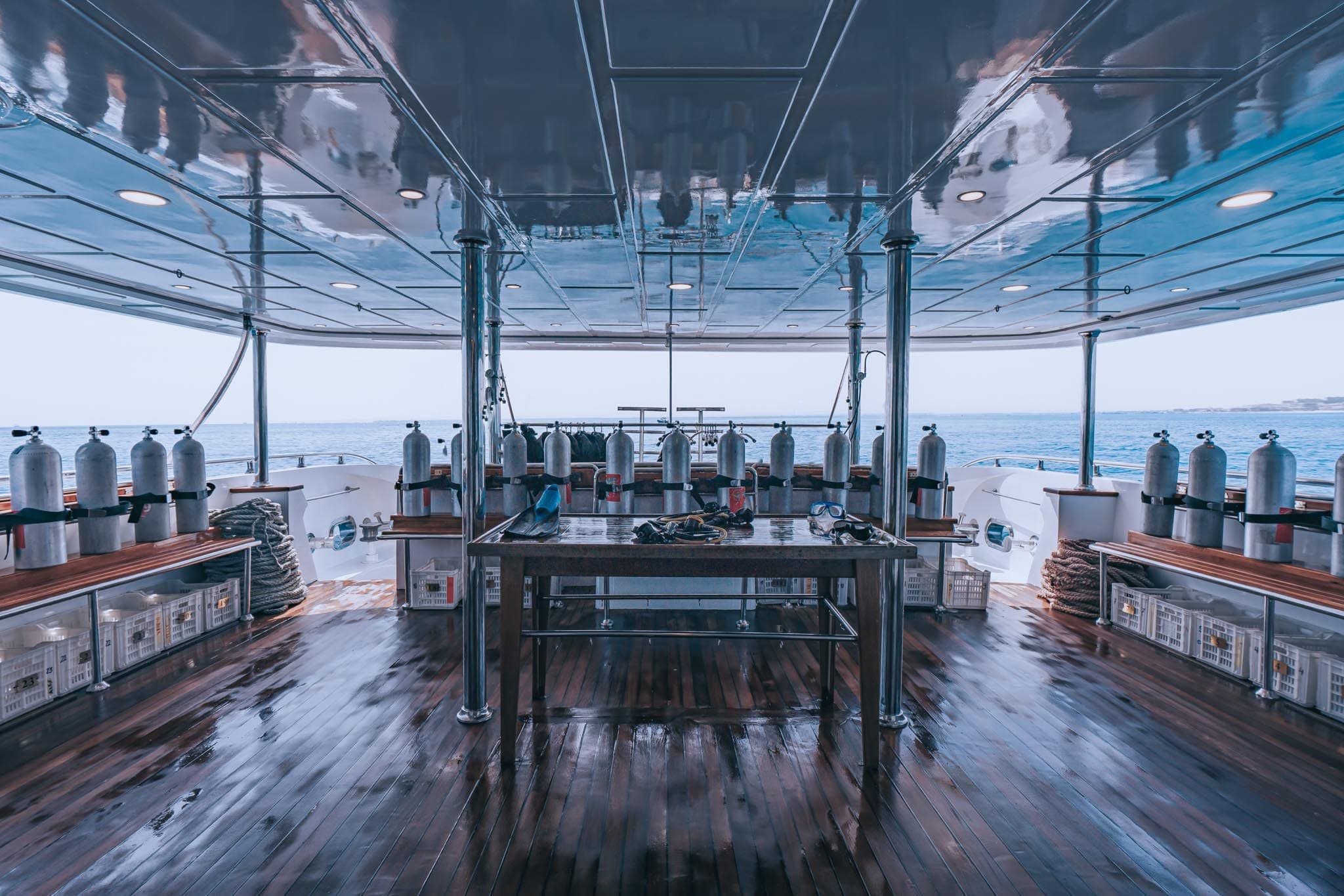 North & Wrecks liveaboard route
