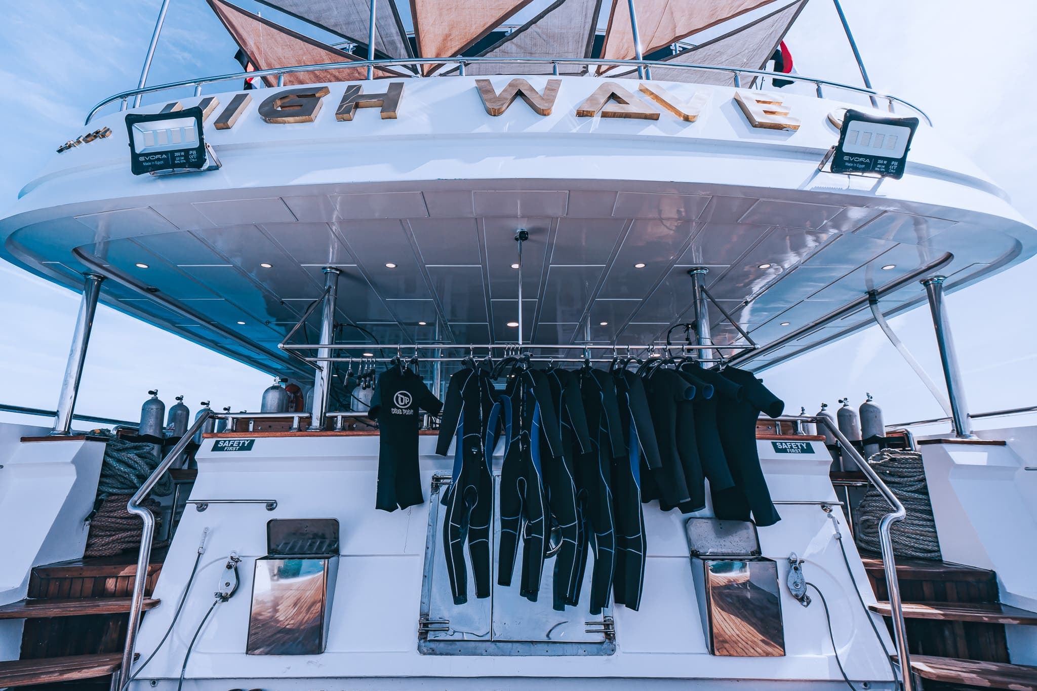North & Brothers liveaboard route